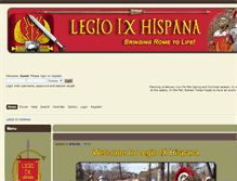 Tablet Screenshot of legioix.org